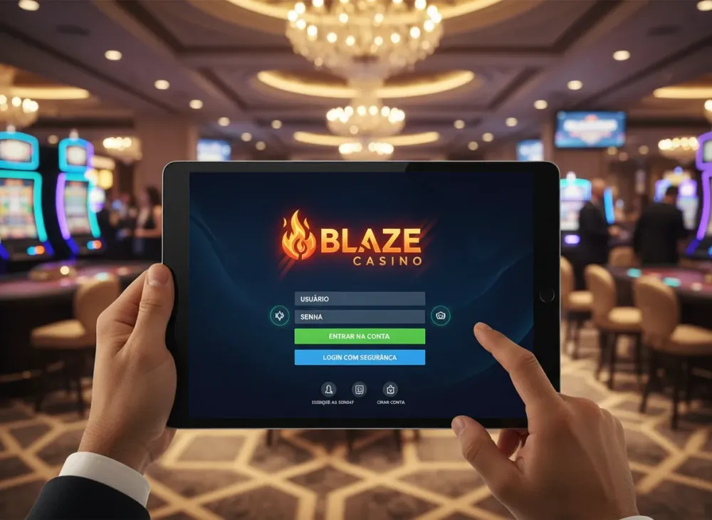 Blaze entrar na conta e como fazer login com segurança