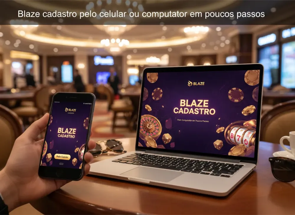 Blaze cadastro pelo celular ou computador em poucos passos